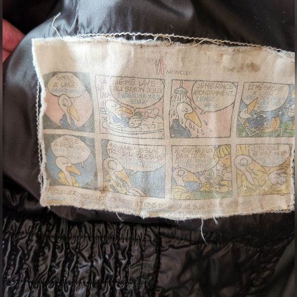 Moncler Women Black Down Jacket Bomber Size 1/S - Picture 13 of 16